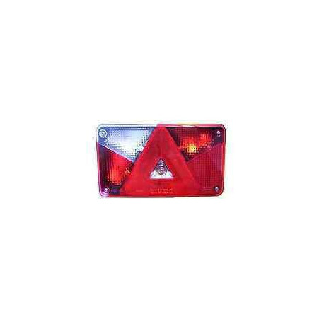 Feu ASPOCK 4-6 fonctions gauche pour remorques - Remorques Discount
