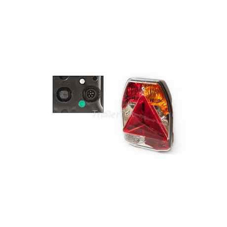 Cabochon feu remorque radex 6900 gauche multifonction - Remorques Discount 