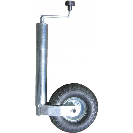 Roue Jockey Gonflable Ø60 mm – Galet 260x85 mm – Acier Galvanisé