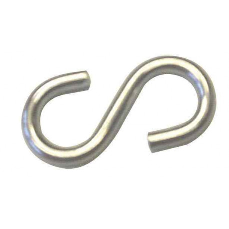 Accroche bâche pour remorque en S diamètre 4mm﻿ - Remorques Discount