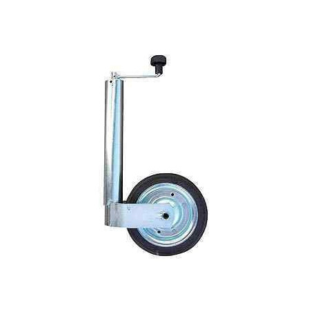 Roue Jockey diamètre 60 avec galet plein 250 x 85 mm - Remorques Discount 