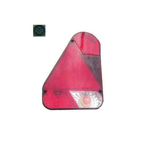 Cabochon de Feu AJBA FP73 Gauche 5 Fonctions – Sécurité Remorque