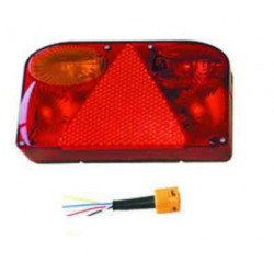 Feu DAFA 6 fonctions gauche pour remorques - Remorques Discount 