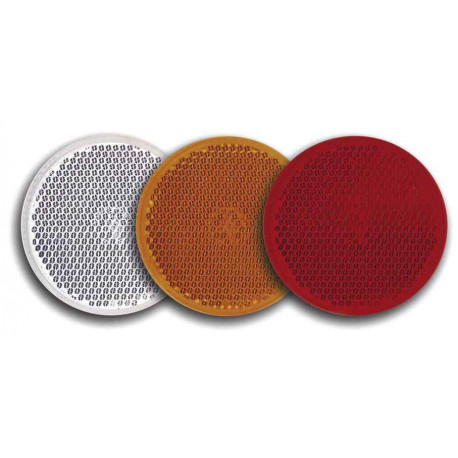 Rond autocollant AJBA rouge pour remorque - Remorques Discount 