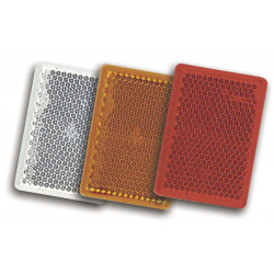 Catadioptre autocollant blanc pour remorque - Remorques Discount