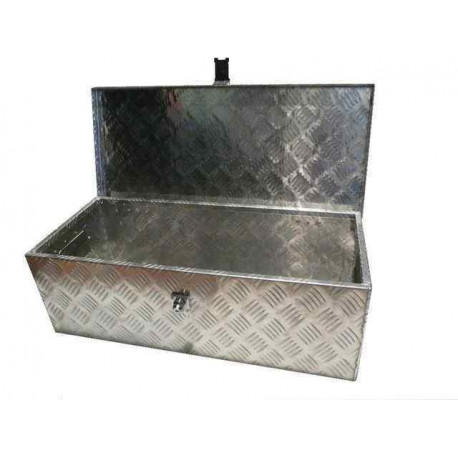 Coffre de rangement pour remorque en aluminium - Remorques Discount