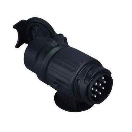 Adaptateur 13 broches côté voiture/Multicon côté pour remorque - Remorques Discount