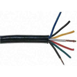Câble électrique 3 conducteurs pour remorque - Remorques Discount 