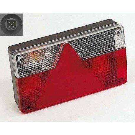 Feu remorque AJBA fp 80 multifonction gauche - Remorques Discount 