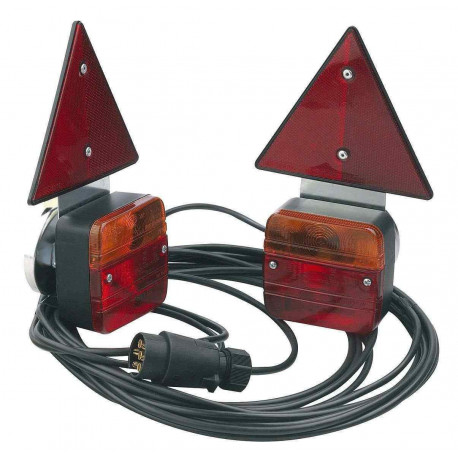 Kit éclairage remorque magnétique 7,5m - Remorques Discount 