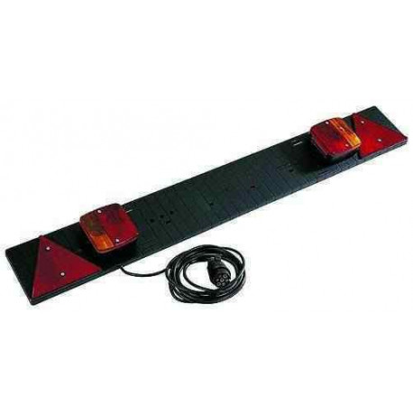 Rampe de feux plastique 1m – Éclairage complet pour remorque
