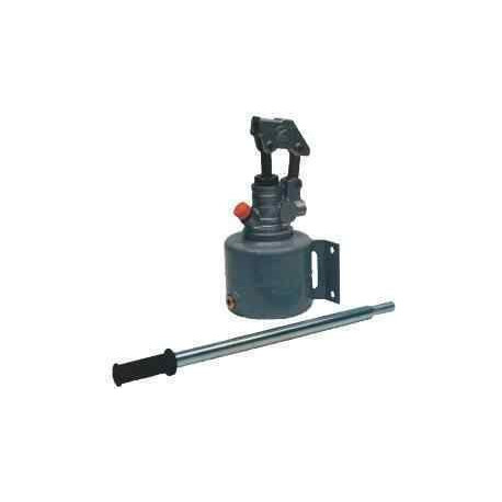 Pompe hydraulique remorque manuelle acier 4 litres - Remorques Discount 