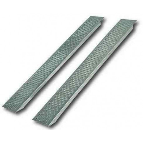Paire de rampes droites en aluminium 2m - Remorques Discount 