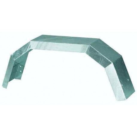 Garde boue remorque métal galvanisé 4 plis 12" -13