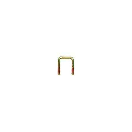 Bride tube carré 80x80 - Remorques Discount 