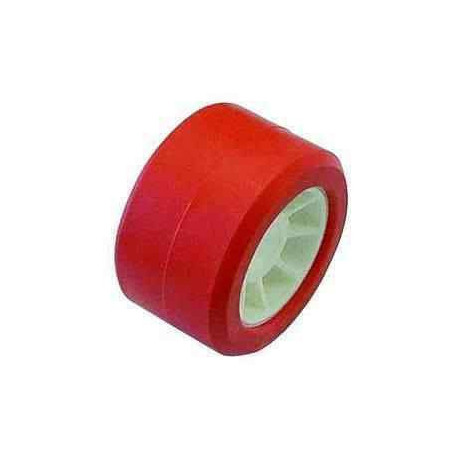 Galet rouge 100x50 diam 21,5 pour remorque MECANOREM - Remorques Discount 