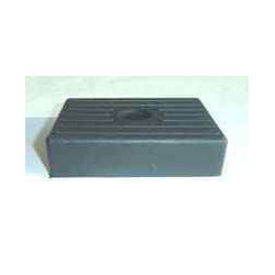 Patin Noir 130 x 100 x 36 mm – Idéal pour Remorques Porte-Bateau