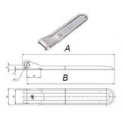 Charnière Complète 376x361 mm – Fixation Robuste pour Remorque
