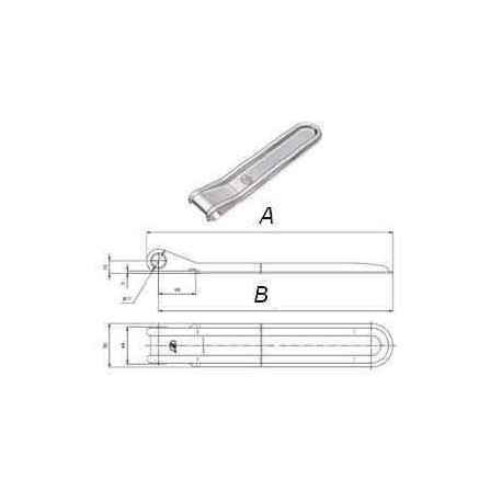 Charnière Complète 376x361 mm – Fixation Robuste pour Remorque