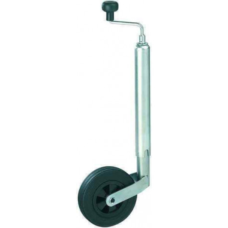 Roue jockey classique diamètre 48mm galet 220x85 - Remorques Discount