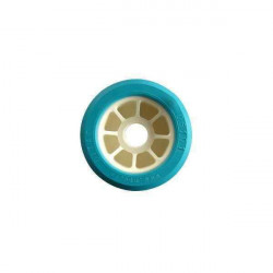 Galet 100x50 alésage 21 turquoise pour remorque NAVICA - Remorques Discount 