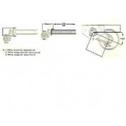 2 demi essieux remorque freinés AL-KO 900kg 4TR130