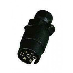 Prise Plastique 7 Broches 12V – Connexion fiable pour remorque