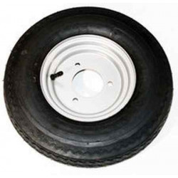 Roue complète 8 pouces 480x8 - 3 Trous 95 mm | Remorques toutes marques