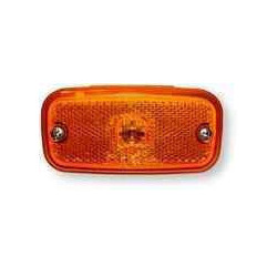 Feu de position latéral AJBA orange avec catadioptre intégré - Remorques Discount 
