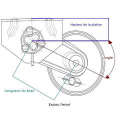 Essieu remorque freiné AL-KO PTC: 1300Kg 4TR130 - Remorques Discount