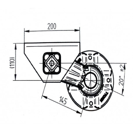 Essieu remorque non freiné PTC:750kg﻿