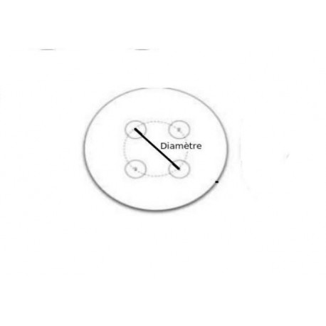 Essieu remorque non freiné RTN PTC: 750Kg 4TR115