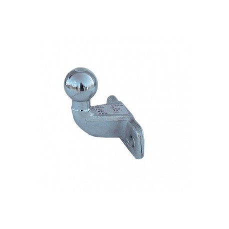 Boule d'attelage coudée pour remorque diamètre 50 charge 3T5 - Remorques Discount