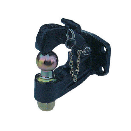 Crochet mixte 4 trous Ø17 mm – Charge 3500 kg, entraxe 90x50 mm