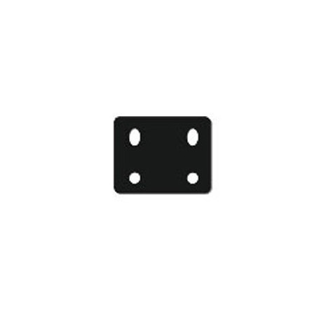 Plaque de ré-hausse pour remorque 4 trous perçage diam 17 - Remorques Discount 