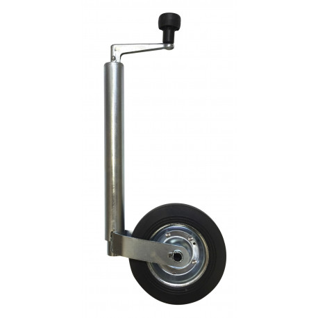 Roue jockey 42mm acier galvanisé – Réglable et robuste
