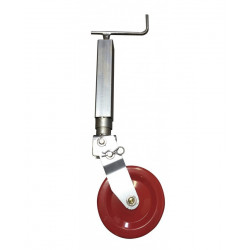 Roue Jockey Renforcée 70 mm | Galet Acier 250 x 100 mm