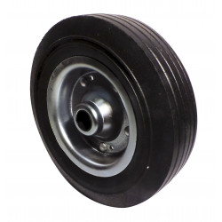 Galet jante métal plein 200x50x20 mm | Roue jockey durable