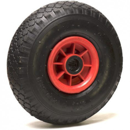 Galet de roue jockey jante plastique avec roulements aiguilles - Remorques Discount 