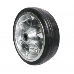 Galet jante métal plein 200x55x20 mm – Charge 400 kg, robuste