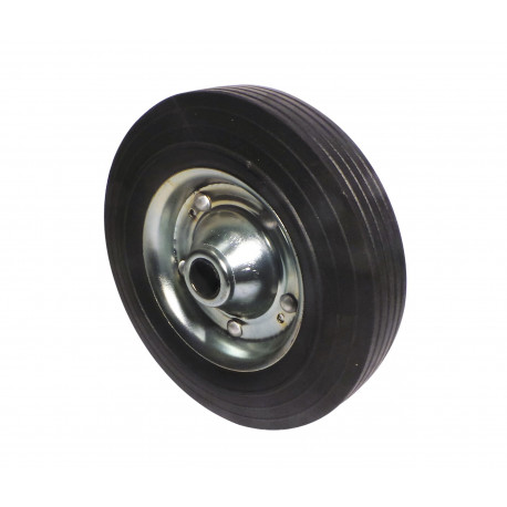 Galet jante métal plein 200x60x20mm | Charge 250 kg