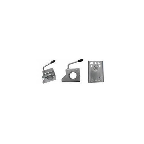 Collier à boulonner Ø60 mm – Fixation stable pour roue jockey