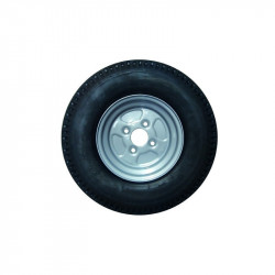 Roue complète 500x10 – 4 trous 100 mm, remorque toutes marques