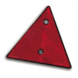 Catadioptre triangulaire pour remorque triangulaire rouge - Remorques Discount 