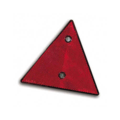 Catadioptre triangulaire pour remorque triangulaire rouge - Remorques Discount 