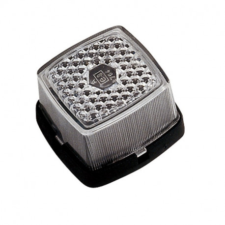 Feu de position blanc SACEX – 12V, catadioptre intégré, fixation facile