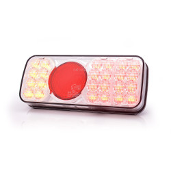 Feu arrière réversible à LED sans éclaireur de plaque 4 fonctions pour remorque - Remorques Discount