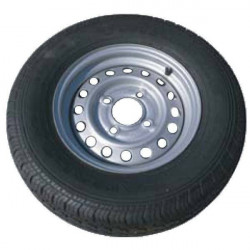 Roue Complète 14" 185R14C 4 Trous 130 Déport 20 – Remorque