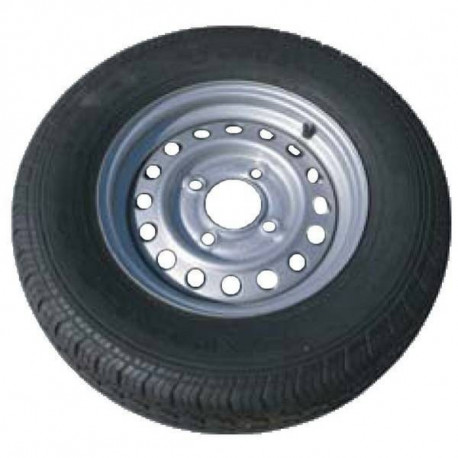 Roue Complète 14" 185R14C 4 Trous 130 Déport 20 – Remorque