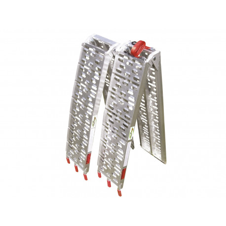 Rampes aluminium pliantes 2.27m charge 350kg - Remorques Discount